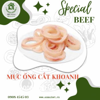 MỰC ỐNG CẮT KHOANH - BỊCH 900G-1KG